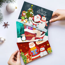Charger l'image dans la galerie, Peinture par numéros Lot de 6 Cartes de Noël DIY - Série 1