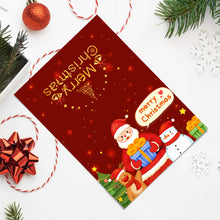 Charger l'image dans la galerie, Peinture par numéros Lot de 6 Cartes de Noël DIY - Série 1