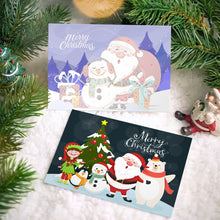 Charger l'image dans la galerie, Peinture par numéros Lot de 6 Cartes de Noël DIY - Série 1