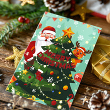 Charger l'image dans la galerie, Peinture par numéros Lot de 6 Cartes de Noël DIY - Série 2