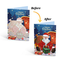Charger l'image dans la galerie, Peinture par numéros Lot de 6 Cartes de Noël DIY - Série 2
