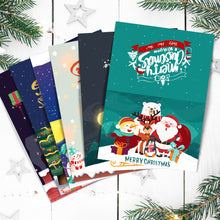 Charger l'image dans la galerie, Peinture par numéros Lot de 6 Cartes de Noël DIY - Série 5
