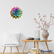 Charger l'image dans la galerie, Puzzle en Bois Adulte - Plante succulente arc-en-ciel