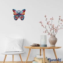 Charger l'image dans la galerie, Puzzle en Bois Adulte - Papillon arc-en-ciel magnifique