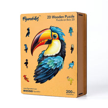 Charger l'image dans la galerie, Puzzle en Bois Adulte - Toucan coloré