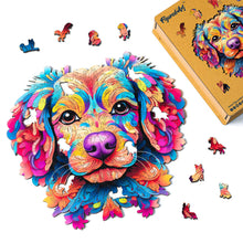 Charger l'image dans la galerie, Puzzle en Bois Adulte - Portrait de Chien coloré