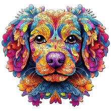 Charger l'image dans la galerie, Puzzle en Bois Adulte - Portrait de Chien coloré