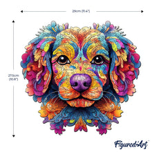 Charger l'image dans la galerie, Puzzle en Bois Adulte - Portrait de Chien coloré