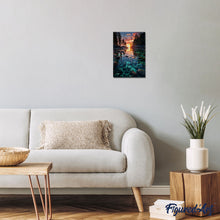 Charger l'image dans la galerie, Puzzle en Bois Adulte - Coucher de soleil et Rivière transparente