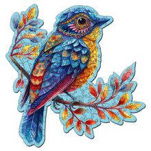 Charger l'image dans la galerie, Puzzle en Bois Adulte - Oiseau bleu sur la Branche