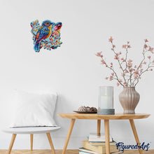 Charger l'image dans la galerie, Puzzle en Bois Adulte - Oiseau bleu sur la Branche