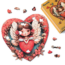 Charger l'image dans la galerie, Puzzle en Bois Adulte - Ange et Cœur