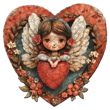 Charger l'image dans la galerie, Puzzle en Bois Adulte - Ange et Cœur