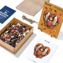 Charger l'image dans la galerie, Puzzle en Bois Adulte - Ange et Cœur