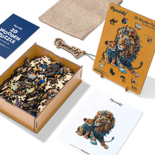 Charger l'image dans la galerie, Puzzle en Bois Adulte - Lion et Lionceau