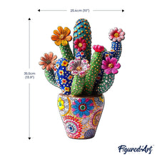 Charger l'image dans la galerie, Puzzle en Bois Adulte - Cactus fleuri en Pot
