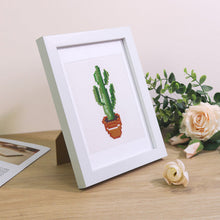 Charger l'image dans la galerie, Cadre en bois pour Mini série Diamond Painting blanc rectangle