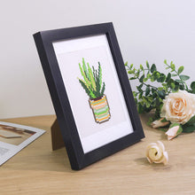 Charger l'image dans la galerie, Cadre en bois pour Mini série Diamond Painting noir rectangle