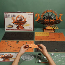 Charger l'image dans la galerie, Puzzle 3D Navire Dragon Viking