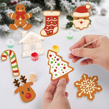 Charger l'image dans la galerie, Décorations de Noël Peinture par Numéros - Kit Pain d’épices de fête