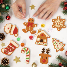 Charger l'image dans la galerie, Décorations de Noël Peinture par Numéros - Kit Pain d’épices de fête