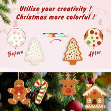 Charger l'image dans la galerie, Décorations de Noël Peinture par Numéros - Kit Pain d’épices de fête