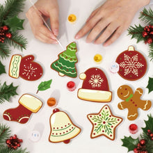 Charger l'image dans la galerie, Décorations de Noël Peinture par Numéros - Kit Moufles et Chapeaux d’hiver