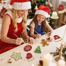 Charger l'image dans la galerie, Décorations de Noël Peinture par Numéros - Kit Moufles et Chapeaux d’hiver