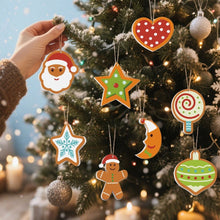 Charger l'image dans la galerie, Décorations de Noël Peinture par Numéros - Kit Lune Étoile Cœur