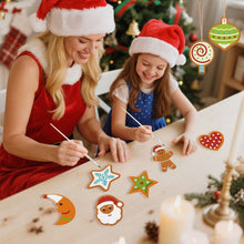 Charger l'image dans la galerie, Décorations de Noël Peinture par Numéros - Kit Lune Étoile Cœur