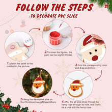 Charger l'image dans la galerie, Décorations de Noël Peinture par Numéros - Kit Chaussette du Père Noël