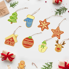 Charger l'image dans la galerie, Décorations de Noël Peinture par Numéros - Kit Étoile Maison Renne Sapin Figured'Art