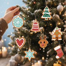Charger l'image dans la galerie, Décorations de Noël Peinture par Numéros - Kit Cœur Étoile Chaussette Renne