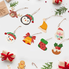 Charger l'image dans la galerie, Décorations de Noël Peinture par Numéros - Kit Renne Père Noël Chaussette Figured'Art