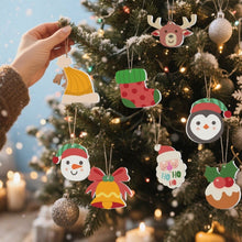 Charger l'image dans la galerie, Décorations de Noël Peinture par Numéros - Kit Renne Père Noël Chaussette