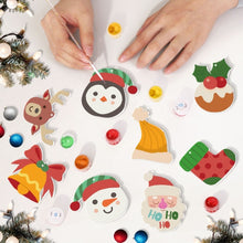 Charger l'image dans la galerie, Décorations de Noël Peinture par Numéros - Kit Renne Père Noël Chaussette