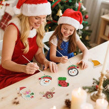 Charger l'image dans la galerie, Décorations de Noël Peinture par Numéros - Kit Renne Père Noël Chaussette