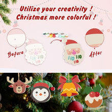 Charger l'image dans la galerie, Décorations de Noël Peinture par Numéros - Kit Renne Père Noël Chaussette