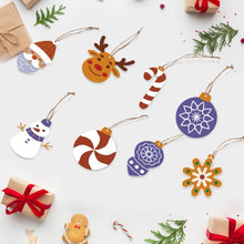 Charger l'image dans la galerie, Décorations de Noël Peinture par Numéros - Kit Flocon de neige Boules Figured'Art