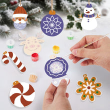 Charger l'image dans la galerie, Décorations de Noël Peinture par Numéros - Kit Flocon de neige Boules