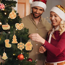 Charger l'image dans la galerie, Décorations de Noël Peinture par Numéros - Kit Cloche Chaussette Flocon de neige