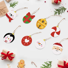 Charger l'image dans la galerie, Décorations de Noël Peinture par Numéros - Kit Ours polaire Pingouin Père Noël Figured'Art