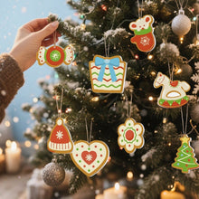 Charger l'image dans la galerie, Décorations de Noël Peinture par Numéros - Kit Chapeau Moufles Sapin Cheval