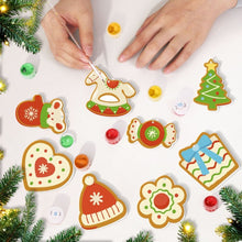Charger l'image dans la galerie, Décorations de Noël Peinture par Numéros - Kit Chapeau Moufles Sapin Cheval