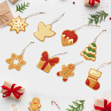 Charger l'image dans la galerie, Décorations de Noël Peinture par Numéros - Kit Étoile Sapin Cadeau Pain d’épices Figured'Art