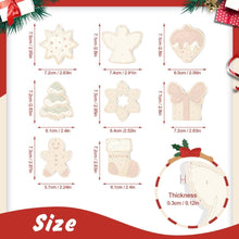 Charger l'image dans la galerie, Décorations de Noël Peinture par Numéros - Kit Étoile Sapin Cadeau Pain d’épices