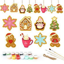 Charger l'image dans la galerie, Décorations de Noël Peinture par Numéros - Kit Cadeaux &amp; Joie des Fêtes