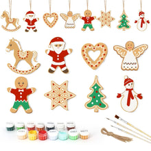 Charger l'image dans la galerie, Décorations de Noël Peinture par Numéros - Kit Petites Icônes de Noël 2