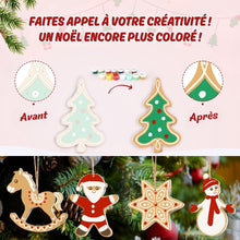 Charger l'image dans la galerie, Décorations de Noël Peinture par Numéros - Kit Petites Icônes de Noël 2