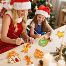 Charger l'image dans la galerie, Décorations de Noël Peinture par Numéros - Kit Petites Icônes de Noël 3